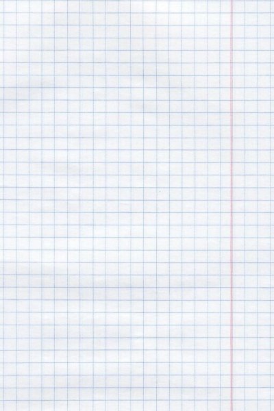 Лист тетради в клетку