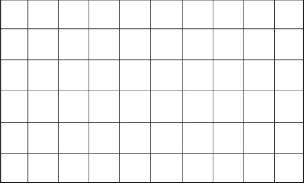 Лист тетради в крупную клетку
