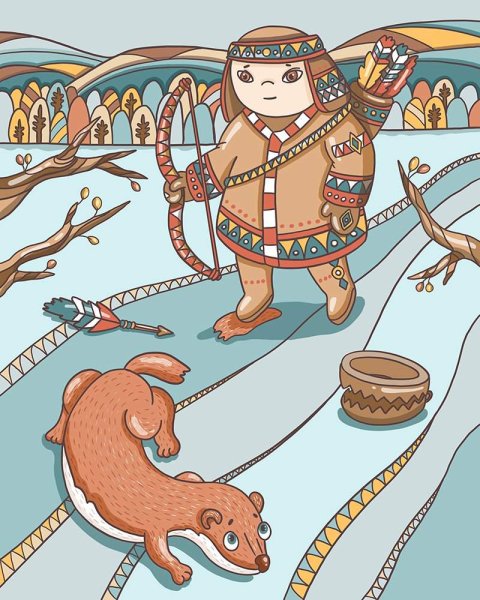 Рисование народов севера