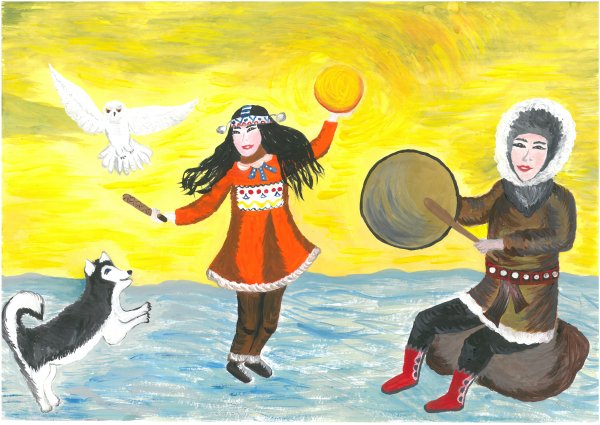 Рисунок моя Югра