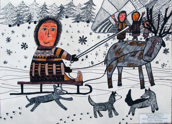 Югра рисунки Ханты манси