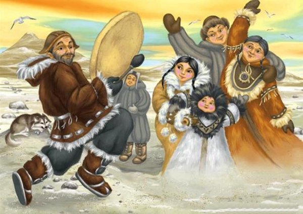 Рисование народов севера