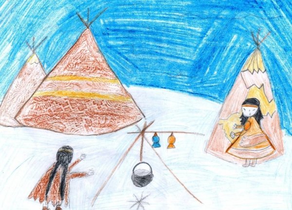 Чукчи якуты дети вектор