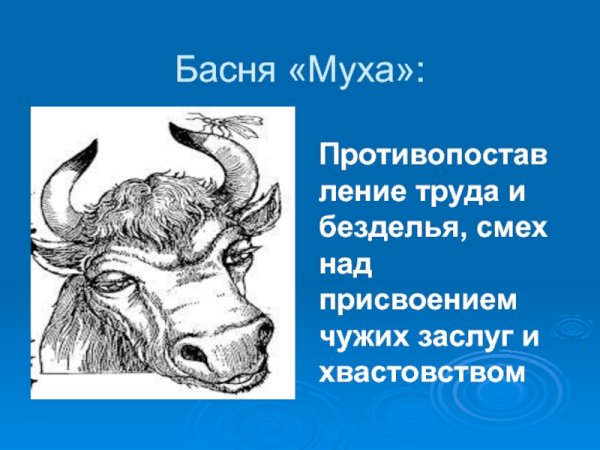 Иллюстрация к басне Муха Дмитриев