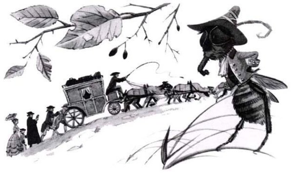 Рисунок к басне Муха