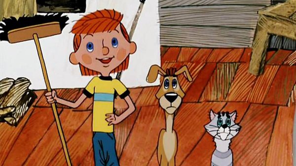 Трое из Простоквашино мультфильм 1978