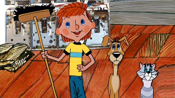 Простоквашино Матроскин и дядя Федор