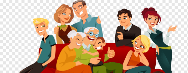 Семья взрослые дети рисунок