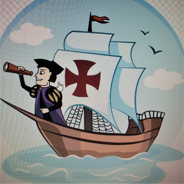 Христофор Колумб мультяшный