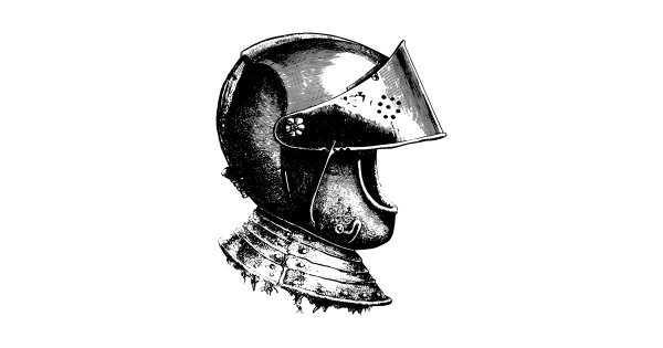 Шлем рыцаря с открытым забралом