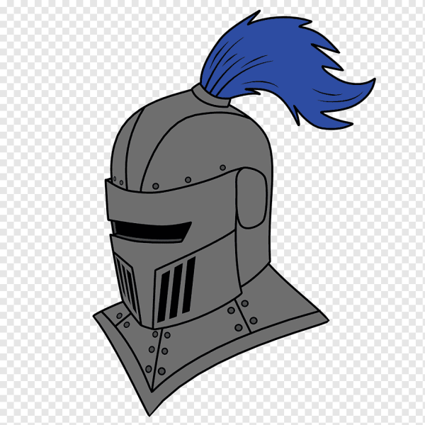 Рыцарский шлем без фона