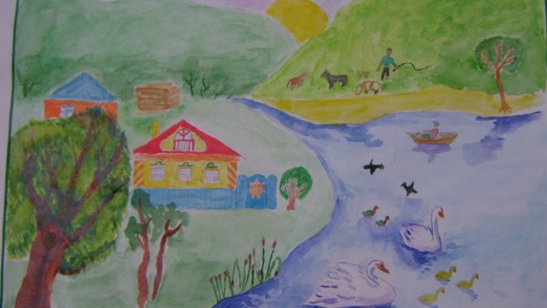 Нарисовать природу Алтая