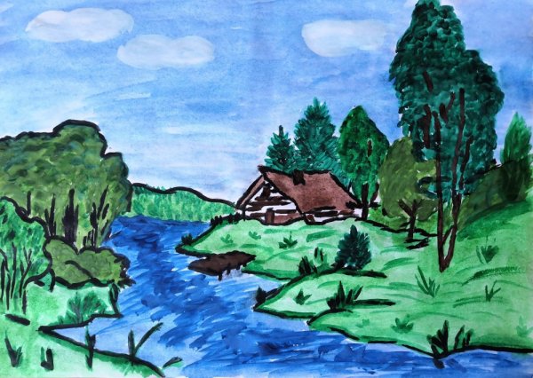 Приморский край рисунок