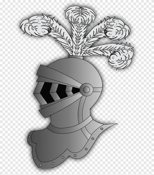 Рыцарский шлем с плюмажем