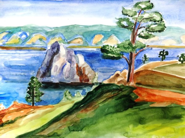 Природа дальнего Востока рисунок