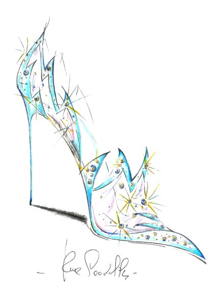 Дизайнерская обувь сказочные