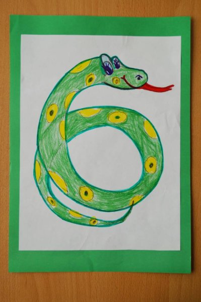 Рисунок на тему Оживи цифру