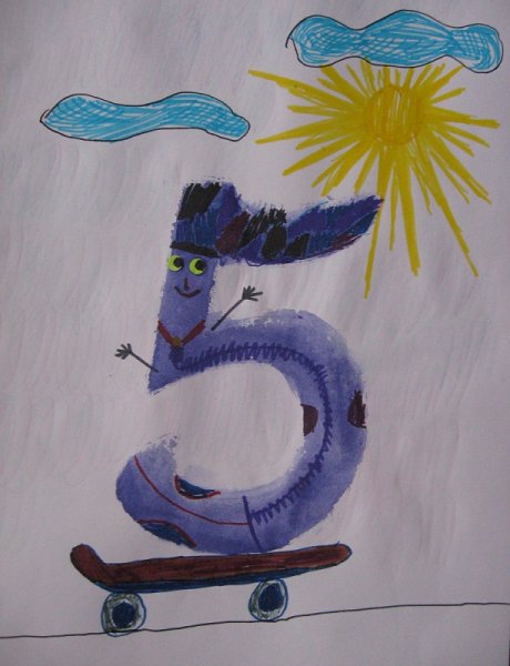 Конкурс рисунков Ожившие цифры