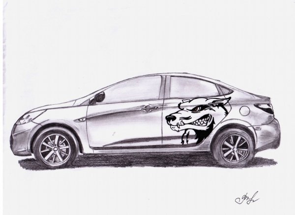 Хендай Солярис раскраска Солярис