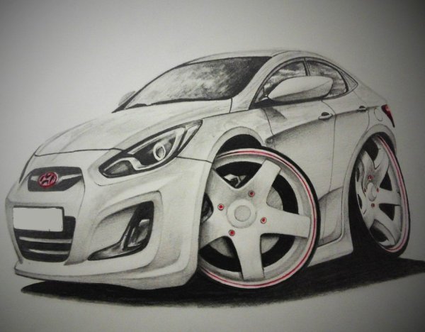 Раскраска Хендай Туссан