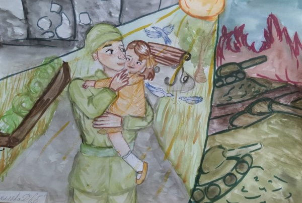 Война глазами детей рисунки