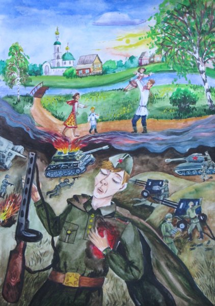 Рисунок на 9 мая