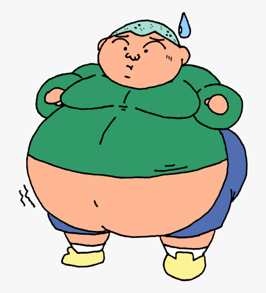 Толстые люди мультяшные