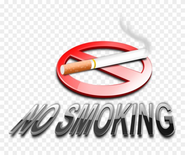 Курение на прозрачном фоне