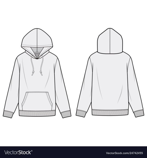 Технический эскиз толстовки