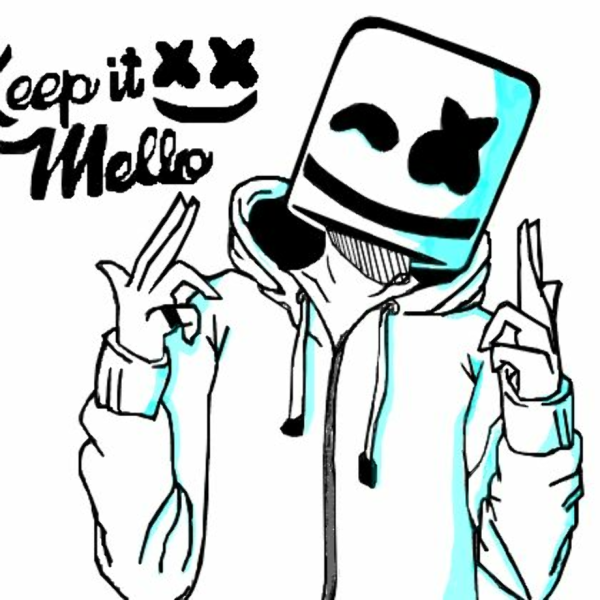 Раскраска маршмеллоу