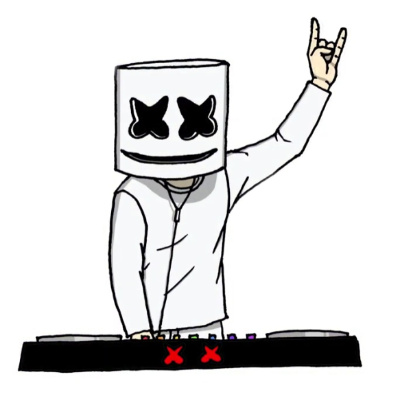 Маршмеллоу рисунок карандашом