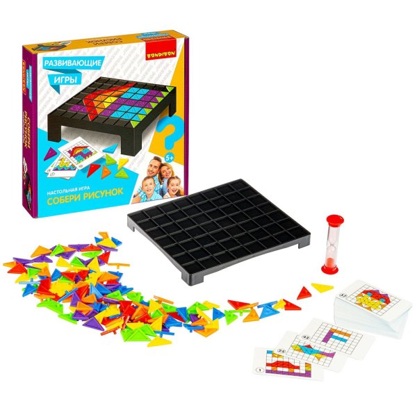Собери рисунок Бондибон настольная игра