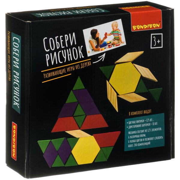 Собери рисунок Бондибон настольная игра
