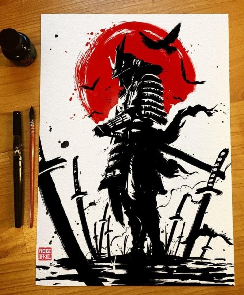 Самурай Ронин в треш польке