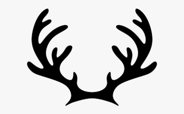 Оленьи рога силуэт