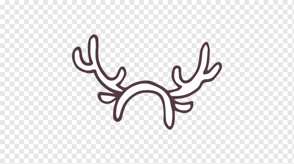 Рога оленя вектор