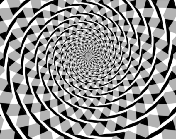 Оптические иллюзии на потолке