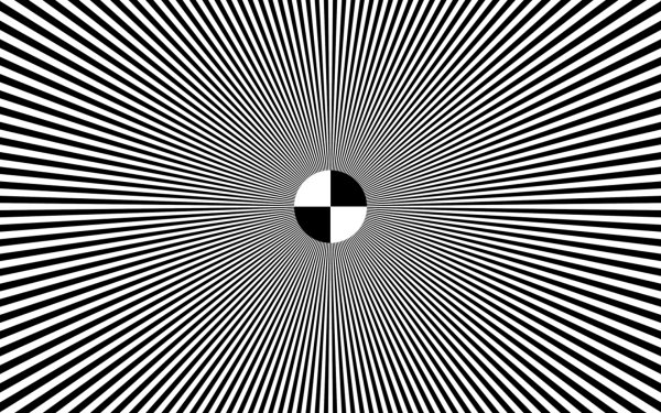 Оптические иллюзии черно белые
