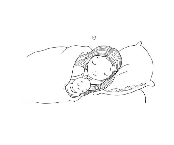 Девочка спит