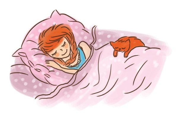Девочка спит