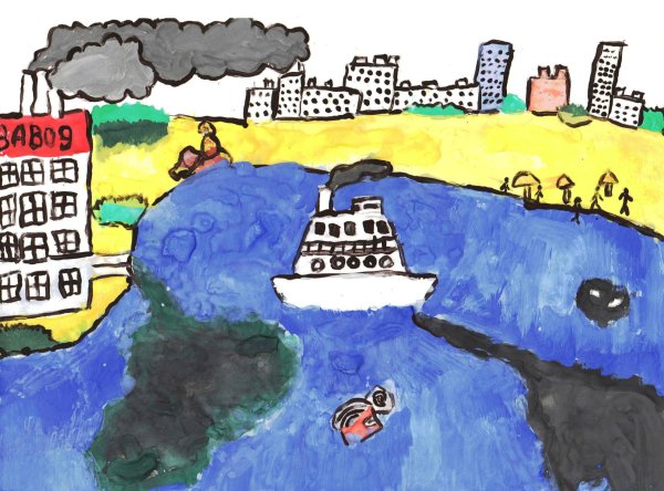 Нарисовать экологическую проблему