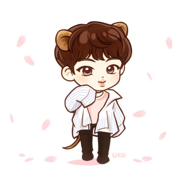 БТС мультяшные Джин