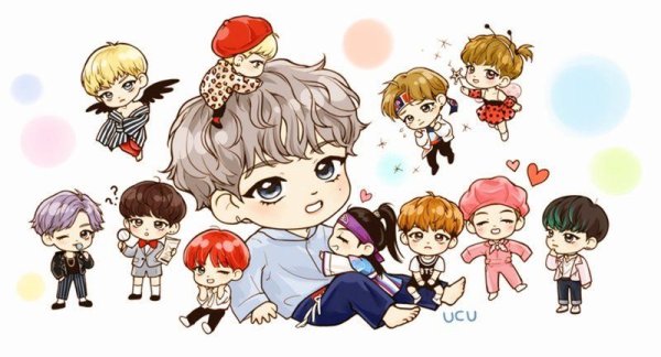 Чиби Тэхен из BTS