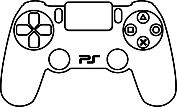 Геймпад пс4 контур