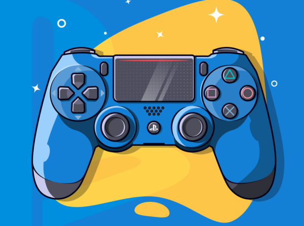 Геймпад ps4 вектор