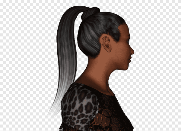 Прическа хвост фона