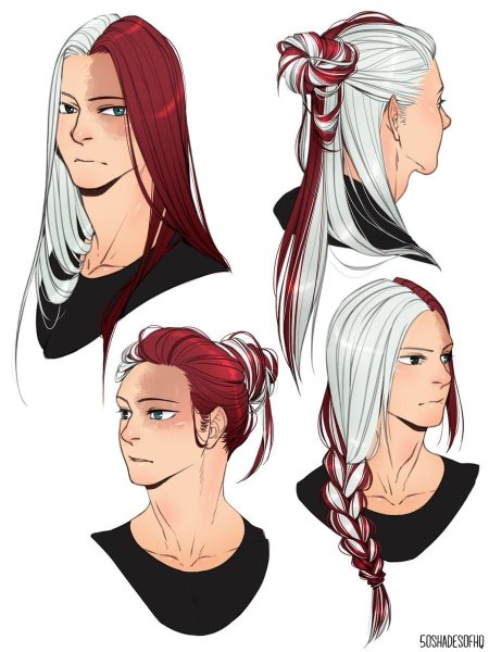 Тодороки шото с длинными волосами