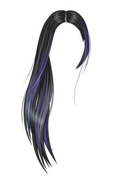 Аниме волосы хвост