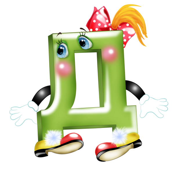 Мультяшные буквы