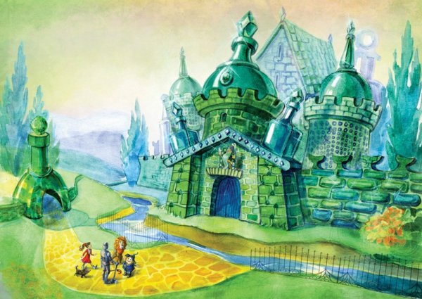 Домики Жевунов волшебник изумрудного